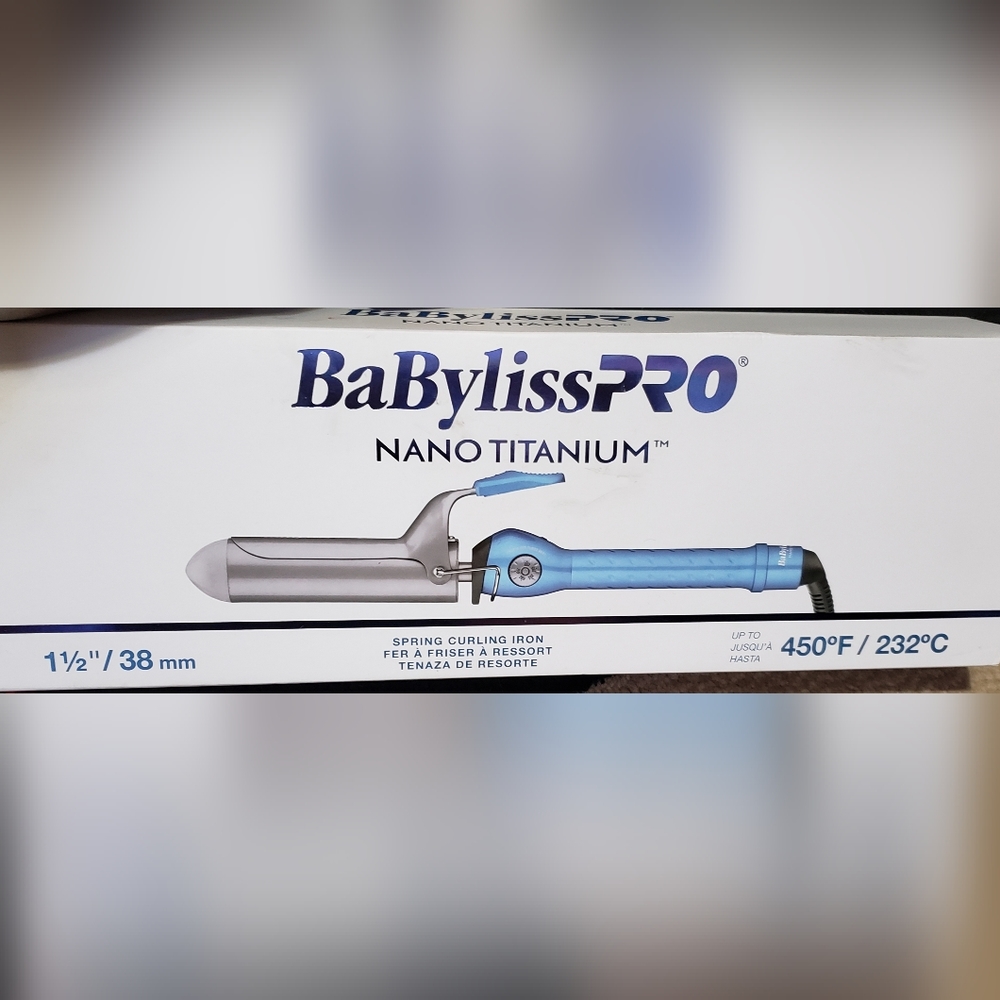 Babyliss Pro Nano Titanium Curling Iron 1½" barrel